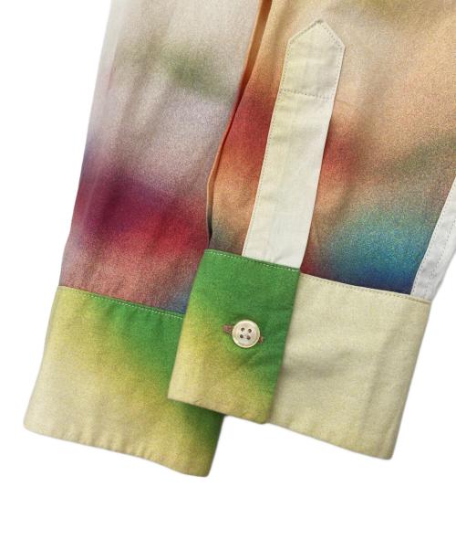 PAUL SMITH（ポールスミス）PAUL SMITH (ポールスミス) Torch Light プリントシャツ ベージュ サイズ:	SIZE Lの古着・服飾アイテム