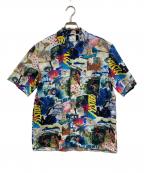 PS Paul SmithＰＳポールスミス）の古着「Pulp Comic総柄シャツ」｜マルチカラー