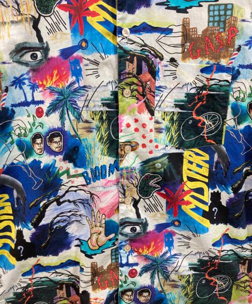 PS Paul Smith（ＰＳポールスミス）PS Paul Smith (ＰＳポールスミス) Pulp Comic総柄シャツ マルチカラー サイズ:	SIZE XLの古着・服飾アイテム