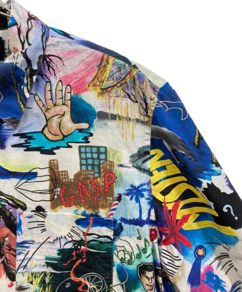 PS Paul Smith（ＰＳポールスミス）PS Paul Smith (ＰＳポールスミス) Pulp Comic総柄シャツ マルチカラー サイズ:	SIZE XLの古着・服飾アイテム