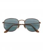 RAY-BANレイバン）の古着「HEXAGONAL FLAT LENSES」｜ブラウン