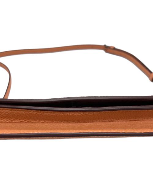 COACH（コーチ）COACH (コーチ) ヘイデン・フォールドオーバー・クロスボディ・クラッチ オレンジの古着・服飾アイテム