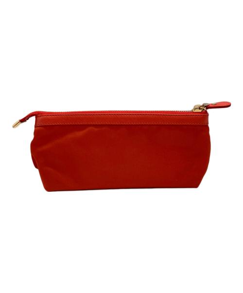 Salvatore Ferragamo（サルヴァトーレ フェラガモ）Salvatore Ferragamo (サルヴァトーレ フェラガモ) ヴァラリボンポーチ レッドの古着・服飾アイテム