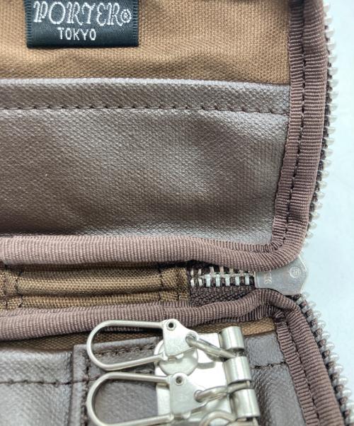 PORTER（ポーター）PORTER (ポーター) KEY CASE ブラウンの古着・服飾アイテム
