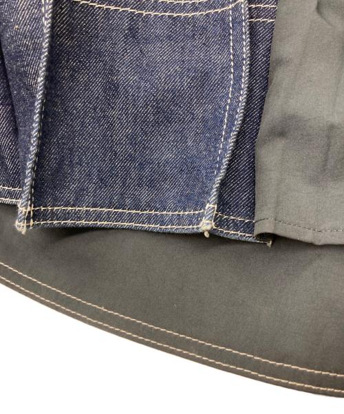 CASA FLINE（カーサフライン）CASA FLINE (カーサフライン) フロントホックデニムロングワンピース インディゴ サイズ:SIZE Freeの古着・服飾アイテム