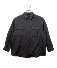 JOURNAL STANDARD（ジャーナルスタンダード）の古着「Vintage Twill BK Slit シャツ」｜ブラック