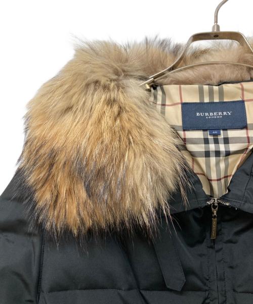 BURBERRY LONDON（バーバリーロンドン）BURBERRY LONDON (バーバリーロンドン) ダウンジャケット ブラック サイズ:40の古着・服飾アイテム