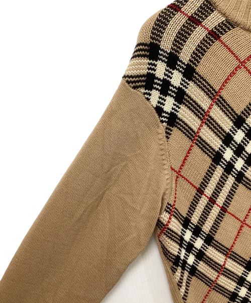 BURBERRY GOLF（バーバリーゴルフ）BURBERRY GOLF (バーバリーゴルフ) ジップアップニット ベージュ サイズ:SIZE Lの古着・服飾アイテム