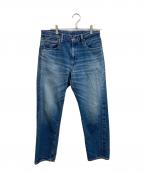 WAREHOUSE & CO.ウエアハウスカンパニー）の古着「1105 2ND-HANDデニムパンツ」｜ネイビー