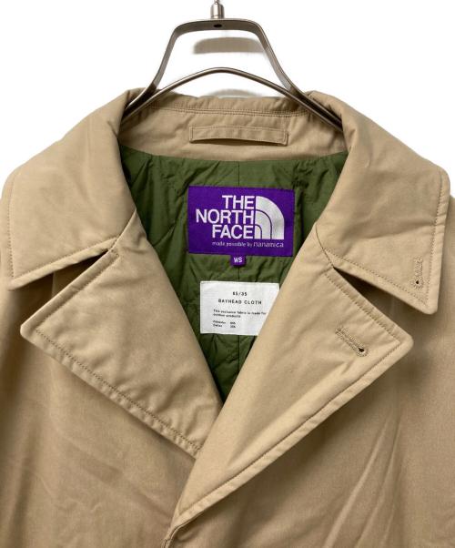 THE NORTHFACE PURPLELABEL（ザ・ノースフェイス パープルレーベル）THE NORTHFACE PURPLELABEL (ザ・ノースフェイス パープルレーベル) 5／35 Insulation Soutien Collar Coat ベージュ サイズ:WSの古着・服飾アイテム