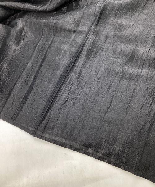 allureville（アルアバイル）allureville (アルアバイル) ブライトカールマイヤー2WAYスカート ブラック サイズ:	SIZE 1の古着・服飾アイテム