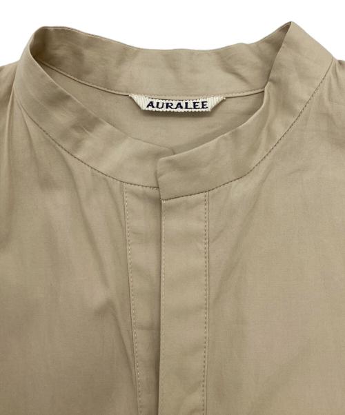 AURALEE（オーラリー）AURALEE (オーラリー) FINX TWILL STAND COLLAR ONE-PIECE アイボリー サイズ:SIZE 0の古着・服飾アイテム