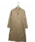 AURALEE（オーラリー）の古着「FINX TWILL STAND COLLAR ONE-PIECE」｜アイボリー