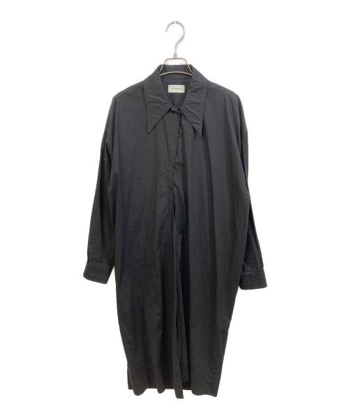 LEMAIRE（ルメール）LEMAIRE (ルメール) 長袖シャツワンピース ブラック サイズ:34の古着・服飾アイテム