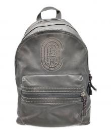 COACH（コーチ）の古着「Academy backpack kaffe fassett」｜ブラック