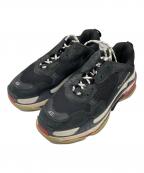 BALENCIAGAバレンシアガ）の古着「TIRPLE S」｜ブラック