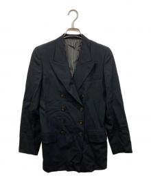 Jean Paul Gaultier FEMME（ジャンポールゴルチエ フェム）の古着「4Bダブルジャケット」｜ブラック