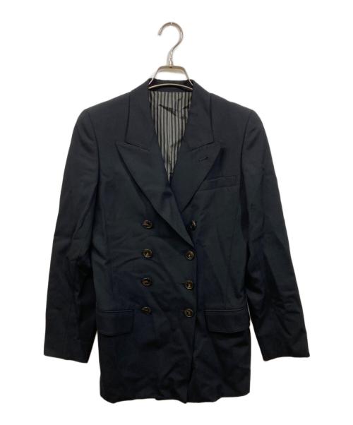 Jean Paul Gaultier FEMME（ジャンポールゴルチエ フェム）Jean Paul Gaultier FEMME (ジャンポールゴルチエ フェム) 4Bダブルジャケット ブラック サイズ:SIZE 40の古着・服飾アイテム