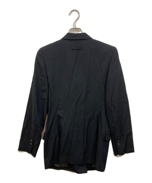Jean Paul Gaultier FEMME（ジャンポールゴルチエ フェム）Jean Paul Gaultier FEMME (ジャンポールゴルチエ フェム) 4Bダブルジャケット ブラック サイズ:SIZE 40の古着・服飾アイテム