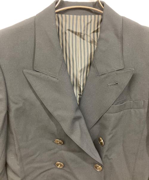 Jean Paul Gaultier FEMME（ジャンポールゴルチエ フェム）Jean Paul Gaultier FEMME (ジャンポールゴルチエ フェム) 4Bダブルジャケット ブラック サイズ:SIZE 40の古着・服飾アイテム