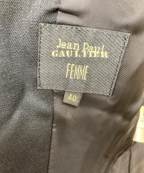 Jean Paul GAULTIER（ジャンポールゴルチェ）Jean Paul GAULTIER (ジャンポールゴルチェ) 4Bジャケットセットアップ ブラック サイズ:SIZE 40の古着・服飾アイテム