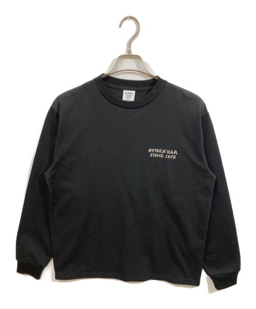AVIREX（アヴィレックス）AVIREX (アヴィレックス) スーベニア 長袖Ｔシャツ ブラック サイズ:	SIZE Lの古着・服飾アイテム