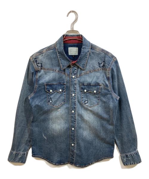 BUCKAROO（バッカルー）BUCKAROO (バッカルー) デニムシャツ インディゴ サイズ:	SIZE Lの古着・服飾アイテム