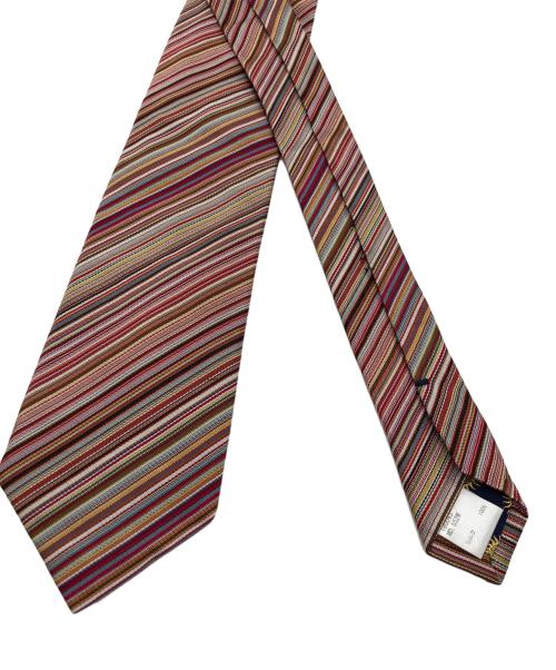 PAUL SMITH（ポールスミス）Paul Smith (ポールスミス) MULTI STRIPE TIE サイズ:実寸をご確認くださいの古着・服飾アイテム