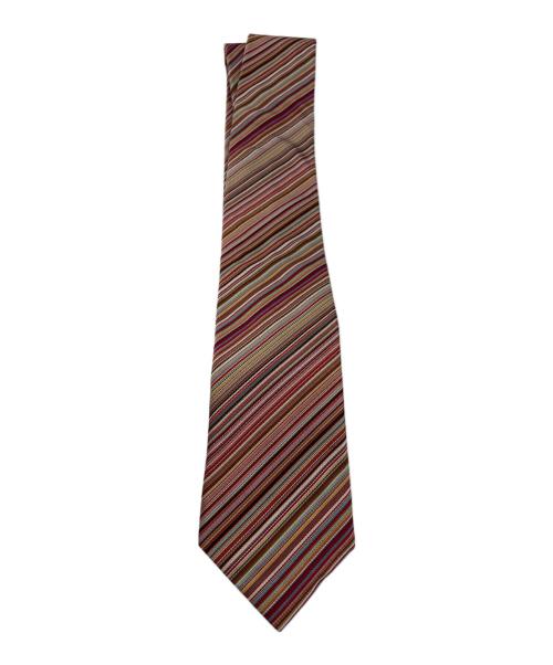 PAUL SMITH（ポールスミス）Paul Smith (ポールスミス) MULTI STRIPE TIE サイズ:実寸をご確認くださいの古着・服飾アイテム