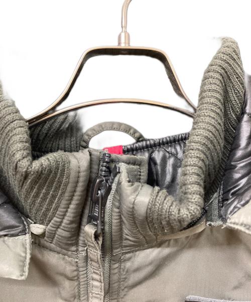 ALPHA（アルファ）ALPHA (アルファ) フーデッドリブジャケット オリーブ サイズ:SIZE XLの古着・服飾アイテム
