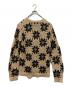 BED J.W. FORD (ベッドフォード) Snow Pattern Crew Neck Knit ブラウン サイズ:SIZE 1：20000円
