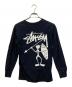 stussy (ステューシー) 長袖Tシャツ ブラック サイズ:S：5000円