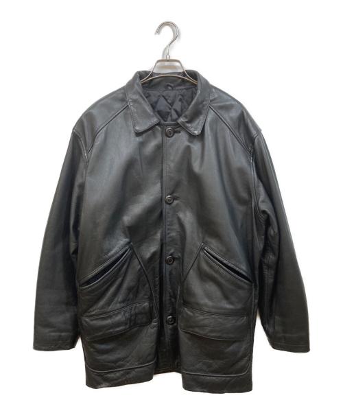 USED（ユーズド）USED (ユーズド) レザージャケット ブラック サイズ:	SIZE Lの古着・服飾アイテム