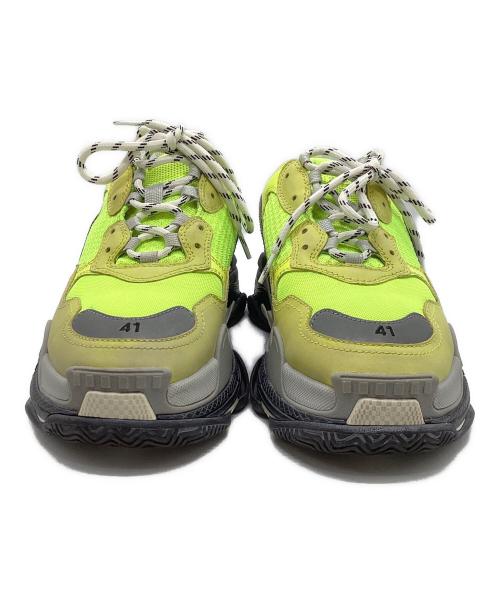 BALENCIAGA（バレンシアガ）BALENCIAGA (バレンシアガ) Triple S ダット スニーカー イエロー サイズ:27の古着・服飾アイテム
