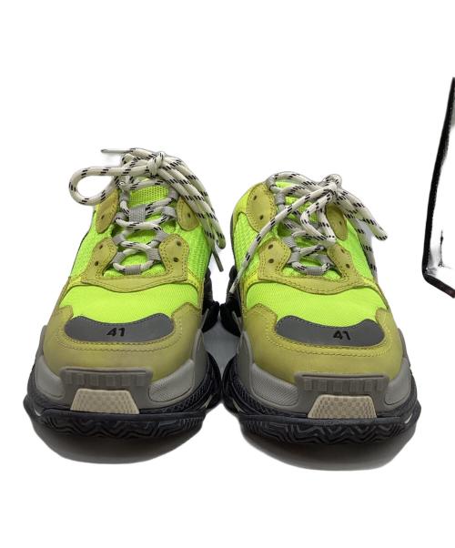BALENCIAGA（バレンシアガ）BALENCIAGA (バレンシアガ) Triple S ダット スニーカー イエロー サイズ:27の古着・服飾アイテム