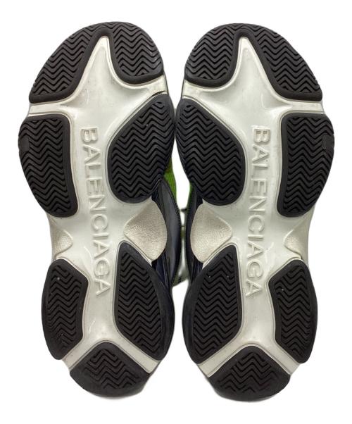 BALENCIAGA（バレンシアガ）BALENCIAGA (バレンシアガ) Triple S ダット スニーカー イエロー サイズ:27の古着・服飾アイテム