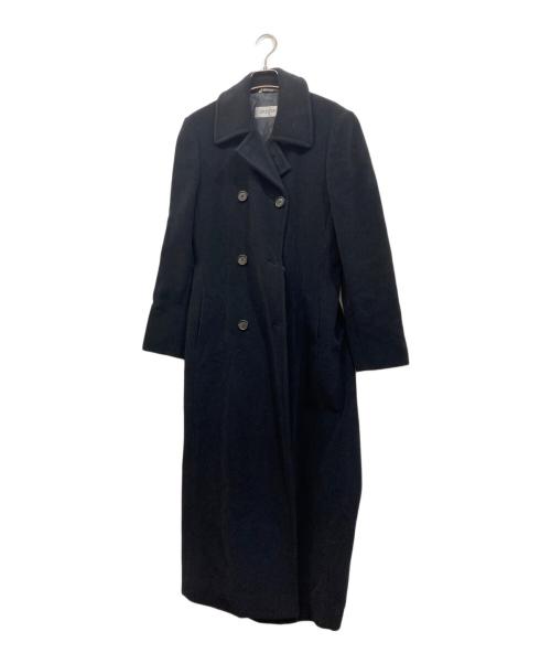 SPORT MAX（スポーツマックス）SPORT MAX (スポーツマックス) カシミア混ロングチェスターコート ブラック サイズ:40の古着・服飾アイテム