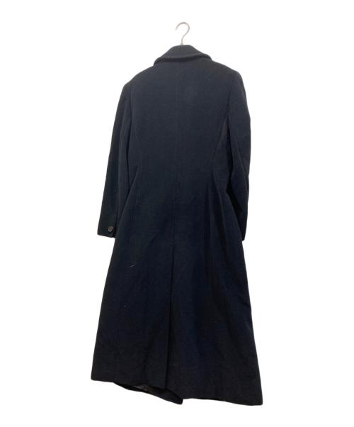 SPORT MAX（スポーツマックス）SPORT MAX (スポーツマックス) カシミア混ロングチェスターコート ブラック サイズ:40の古着・服飾アイテム