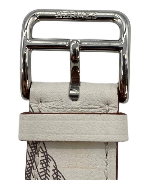 HERMES（エルメス）HERMES (エルメス) Apple Watch ドゥブルトゥール ベージュの古着・服飾アイテム