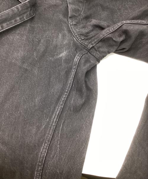 COMOLI（コモリ）COMOLI (コモリ) デニム ベルテッドパンツ ブラック サイズ:3の古着・服飾アイテム