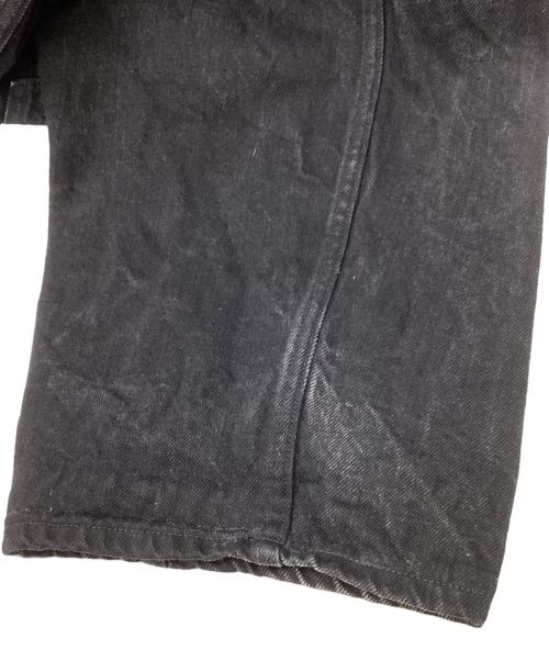 COMOLI（コモリ）COMOLI (コモリ) デニム ベルテッドパンツ ブラック サイズ:3の古着・服飾アイテム