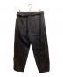 COMOLI (コモリ) デニム ベルテッドパンツ ブラック サイズ:3：17000円