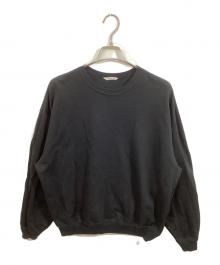 AURALEE（オーラリー）の古着「SUPER SOFT SWEAT BIG P/O」｜ブラック