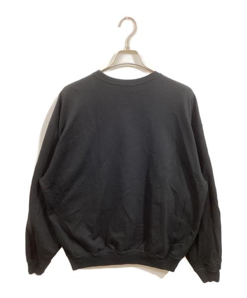 AURALEE（オーラリー）AURALEE (オーラリー) SUPER SOFT SWEAT BIG P/O ブラック サイズ:	SIZE 5の古着・服飾アイテム