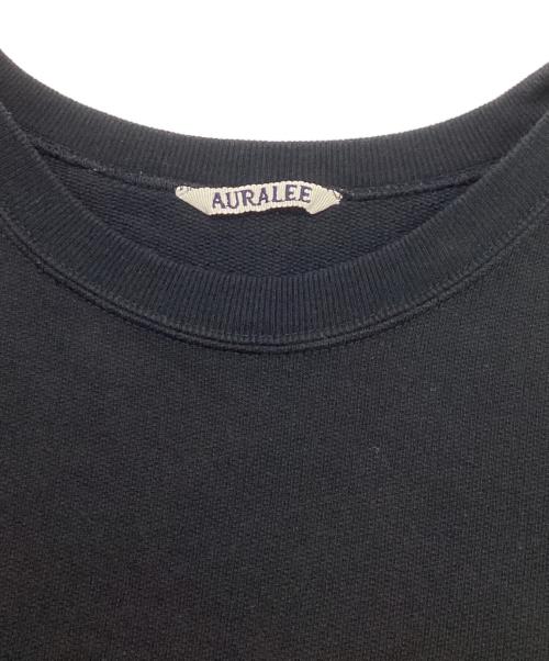 AURALEE（オーラリー）AURALEE (オーラリー) SUPER SOFT SWEAT BIG P/O ブラック サイズ:	SIZE 5の古着・服飾アイテム