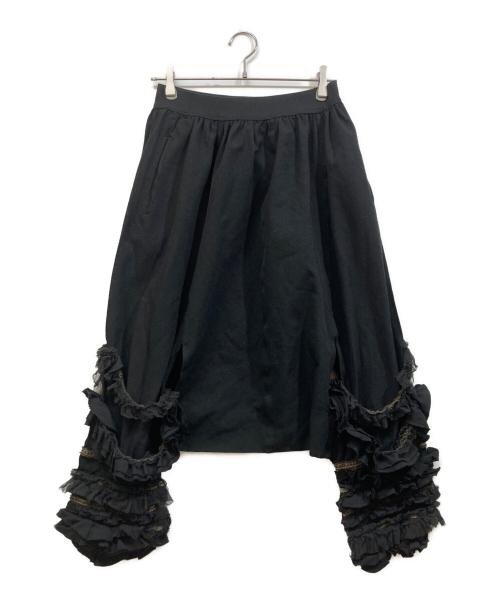 COMME des GARCONS（コムデギャルソン）COMME des GARCONS (コムデギャルソン) デザインサルエルパンツ ブラック サイズ:Sの古着・服飾アイテム
