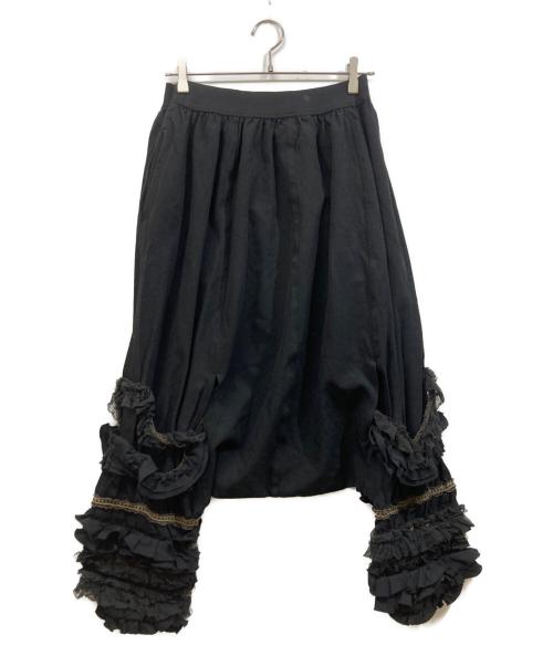 COMME des GARCONS（コムデギャルソン）COMME des GARCONS (コムデギャルソン) デザインサルエルパンツ ブラック サイズ:Sの古着・服飾アイテム