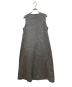 UNITED ARROWS (ユナイテッドアローズ) Vネック ジャージー ロングワンピース グレー サイズ:	SIZE 36：5000円