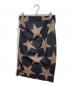 VIVIENNE WESTWOOD ANGLOMANIA (ヴィヴィアンウエストウッドアングロマニア) スター柄スカート ブラック×ブラウン サイズ:SIZE M：8000円