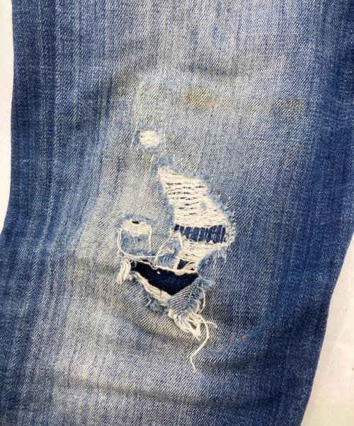 Vivienne Westwood ANGLOMANIA（ヴィヴィアンウエストウッドアングロマニア）Vivienne Westwood ANGLOMANIA (ヴィヴィアンウエストウッドアングロマニア) ダメージ加工デニムパンツ インディゴ サイズ:30の古着・服飾アイテム